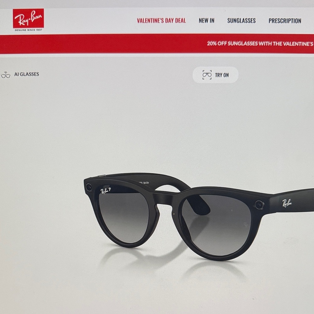 BRAND NEW IN BOX- 🆕 Gen 2 Ray-Ban Meta Headliner Glasses Matte Black - unopened